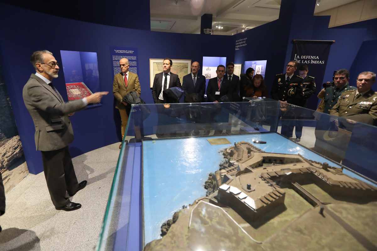 Presentación de la exposición de "Blancos, pardos y morenos", en el Museo del Ejército.