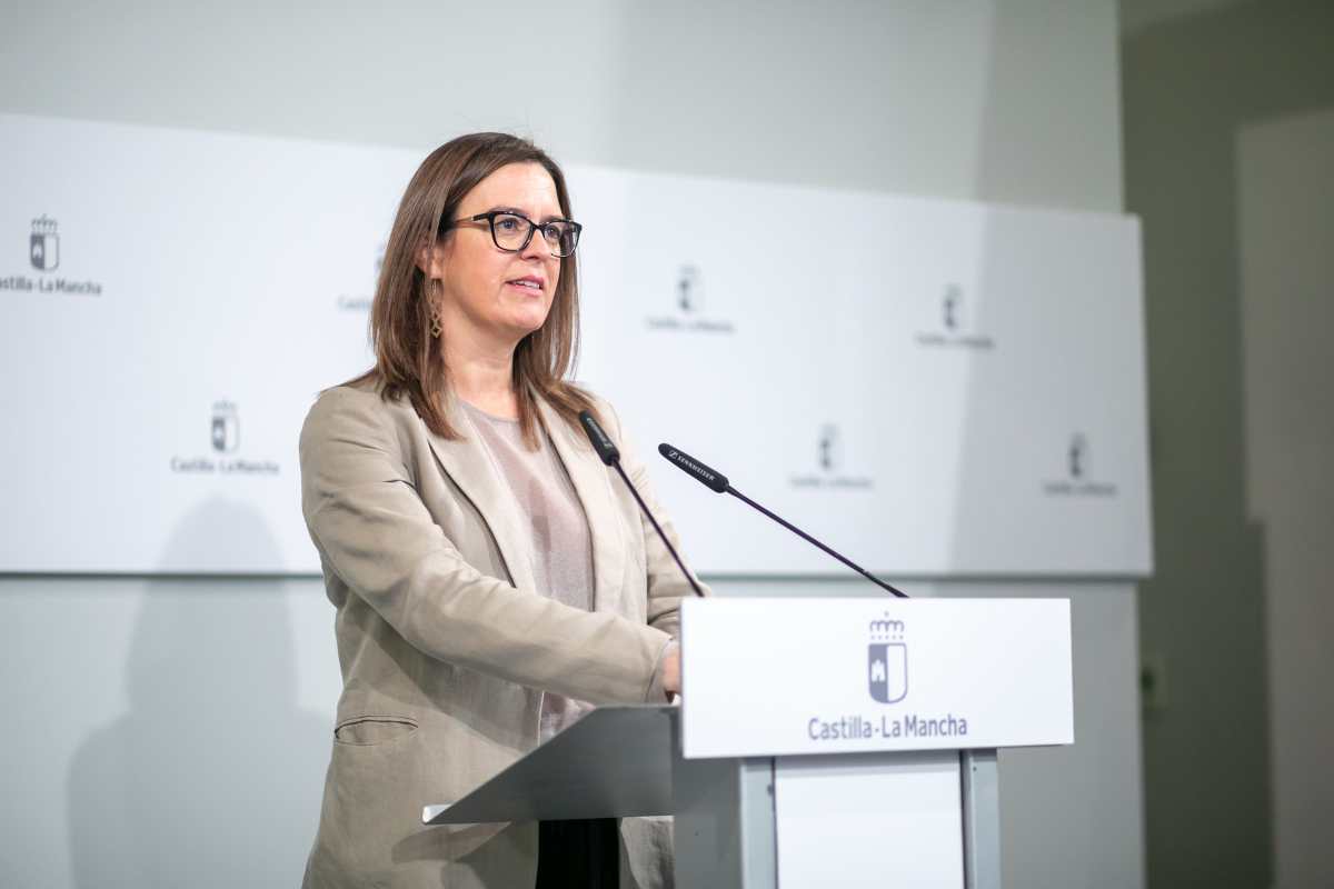 La consejera portavoz del Gobierno de Castilla-La Mancha, Esther Padilla.