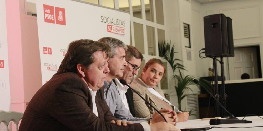 Rueda de prensa del PSOE de Toledo.