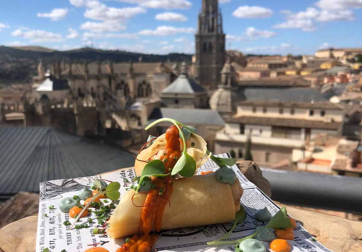 La tapa ganadora, la de la Azotea Carlos V.