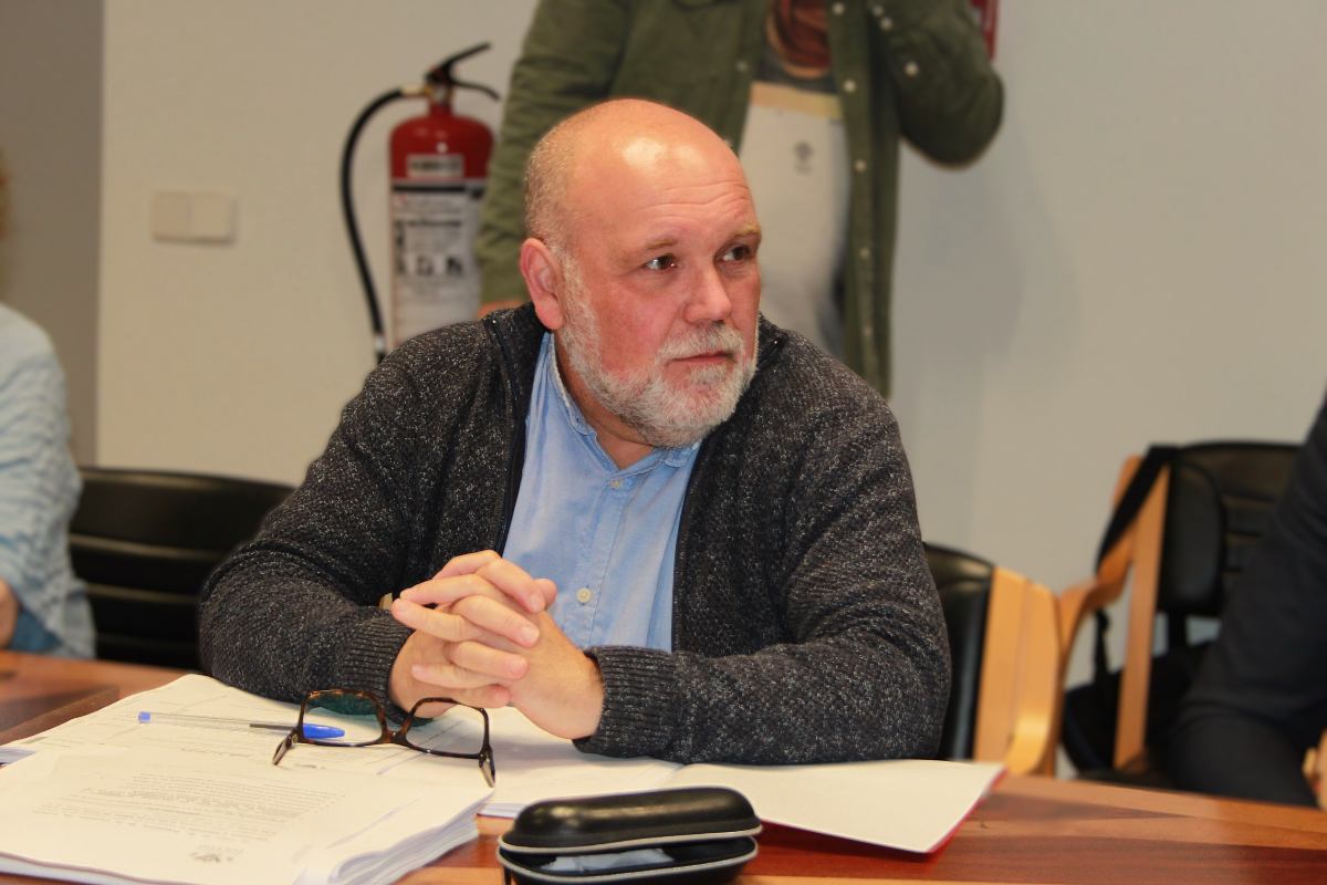 Txema Fernández, portavoz de IU-Podemos en el Ayuntamiento de Toledo.