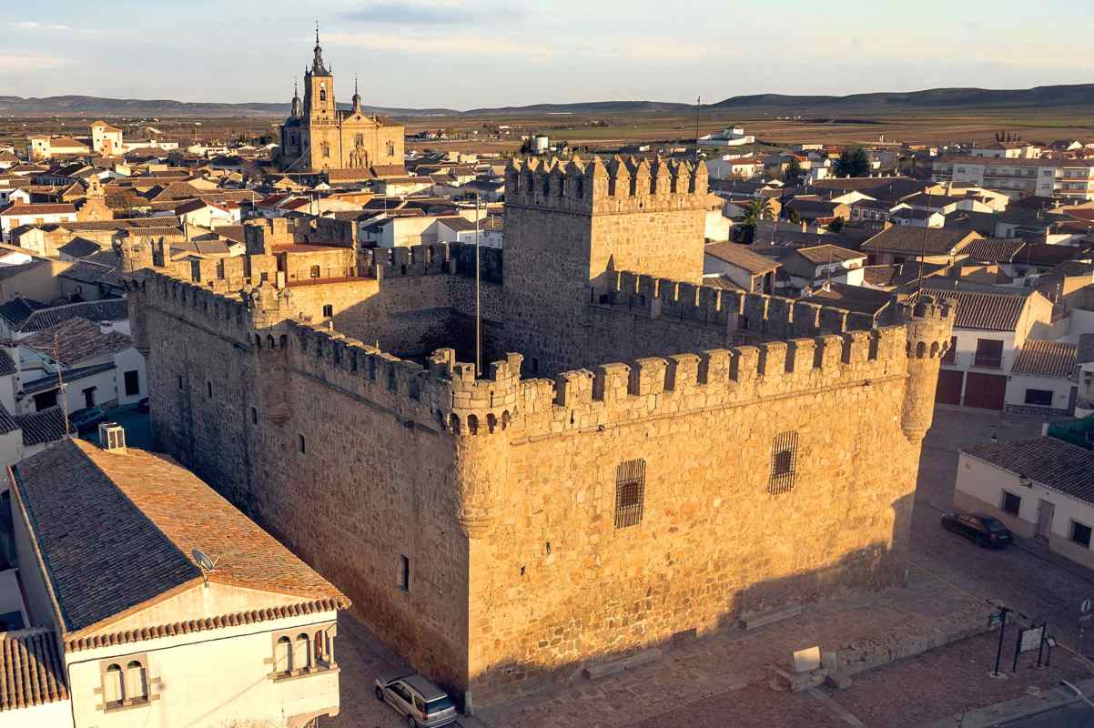 Castillo de Orgaz. Imagen de la Diputación de Toledo.