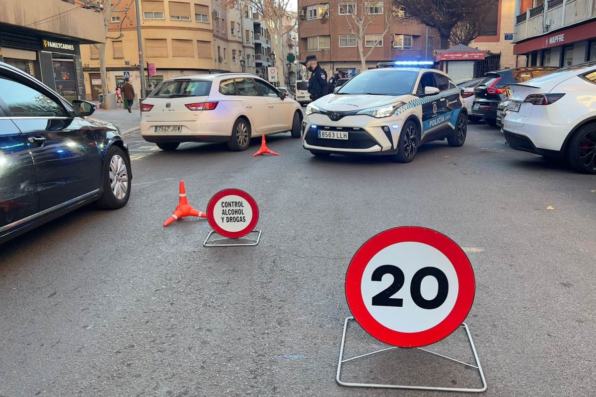 Control de alcohol y drogas de la Policía Local de Ciudad Real