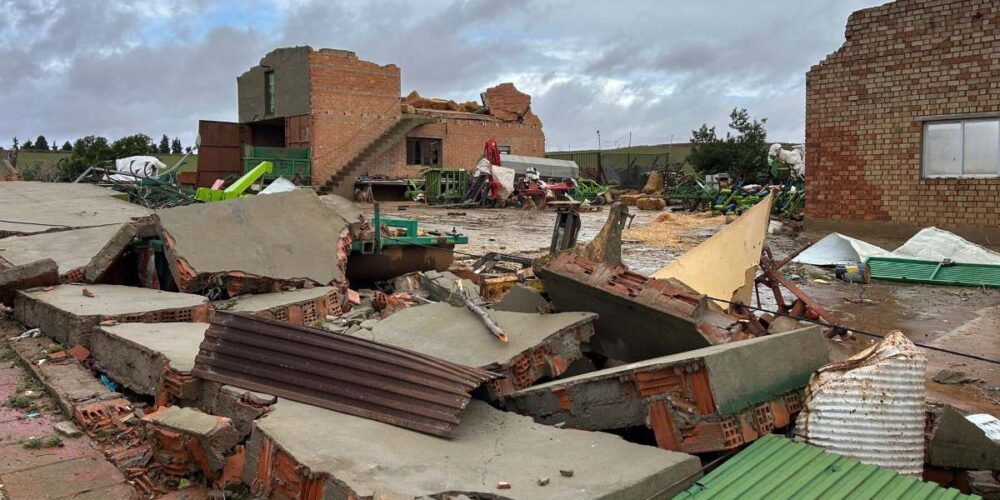 Daños causados por la borrasca Herminia en Torre de Juan Abad