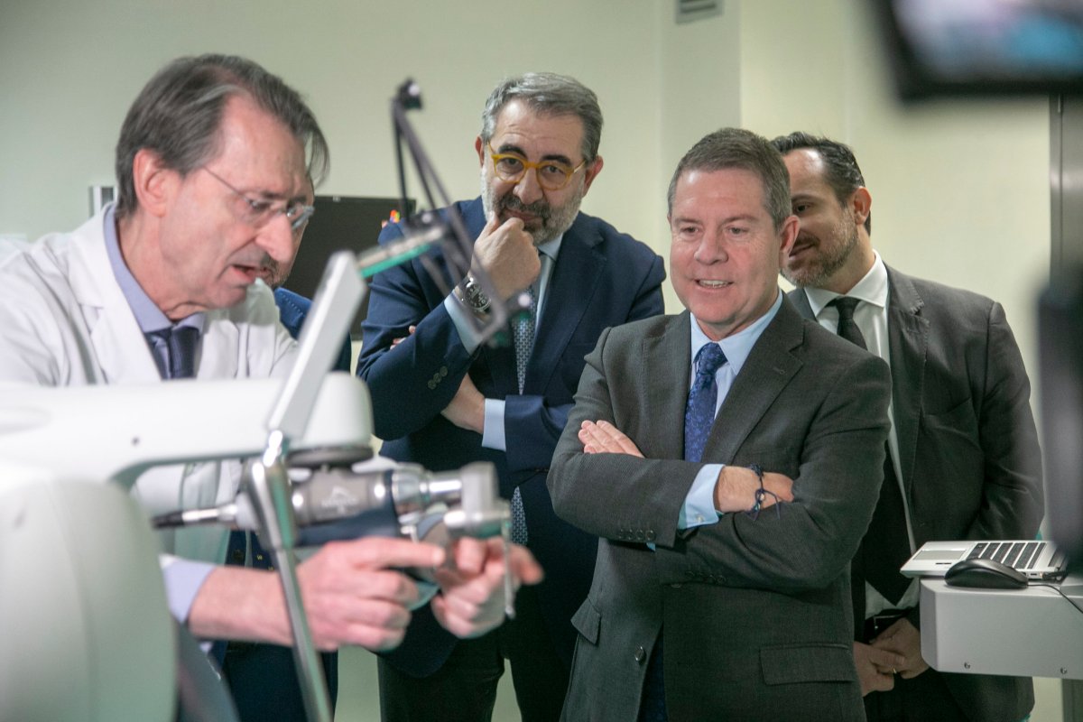 García-Page y Fernández Sanz han visitado este lunes el Hospital General Universitario de Ciudad Real