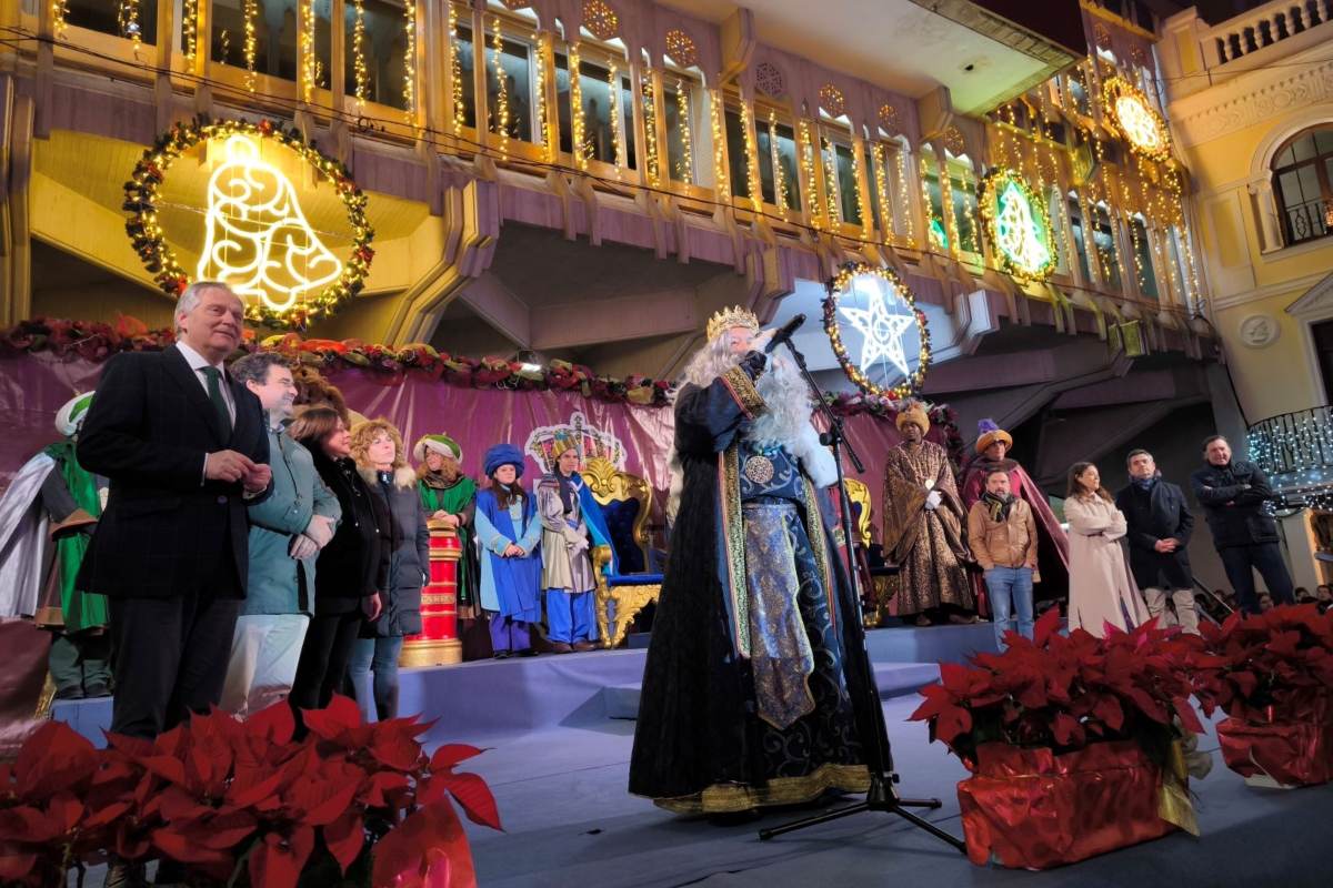 Imagen del fin de la cabalgata de los Reyes Magos del pasado año en Ciudad Real