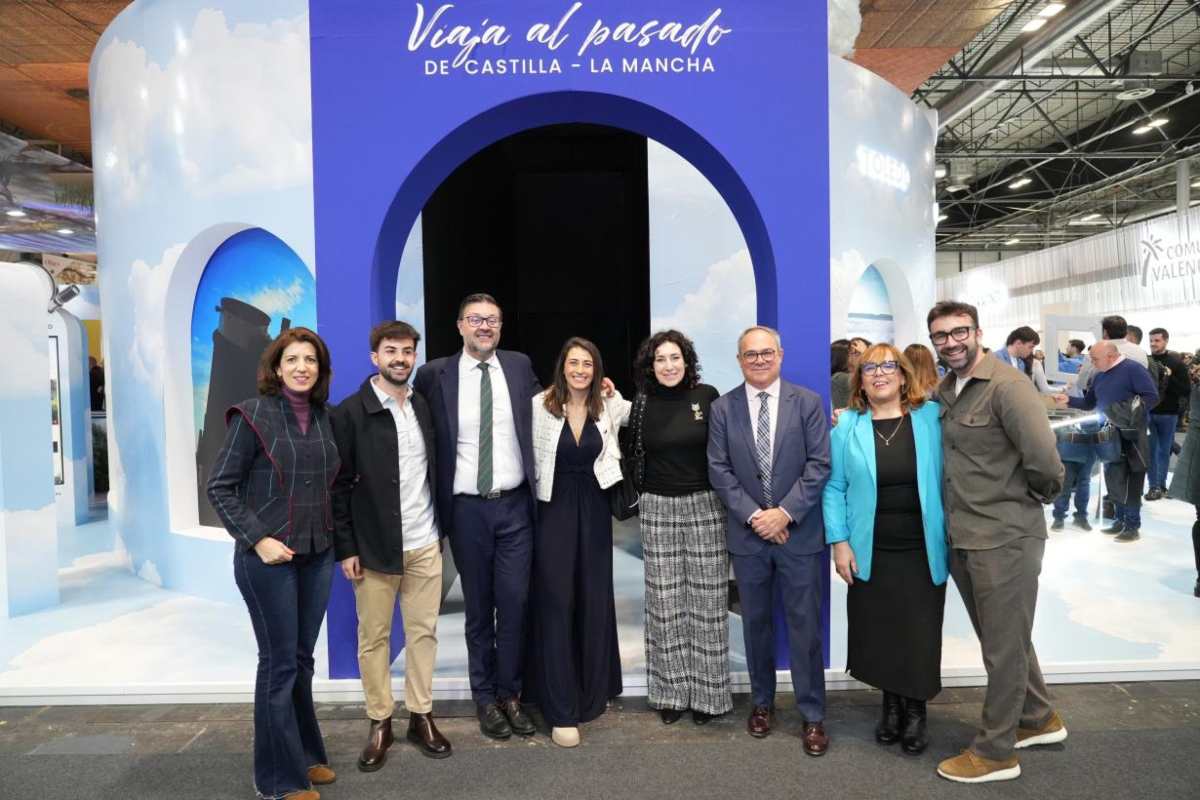 El consejero Amador Pastor en Fitur.