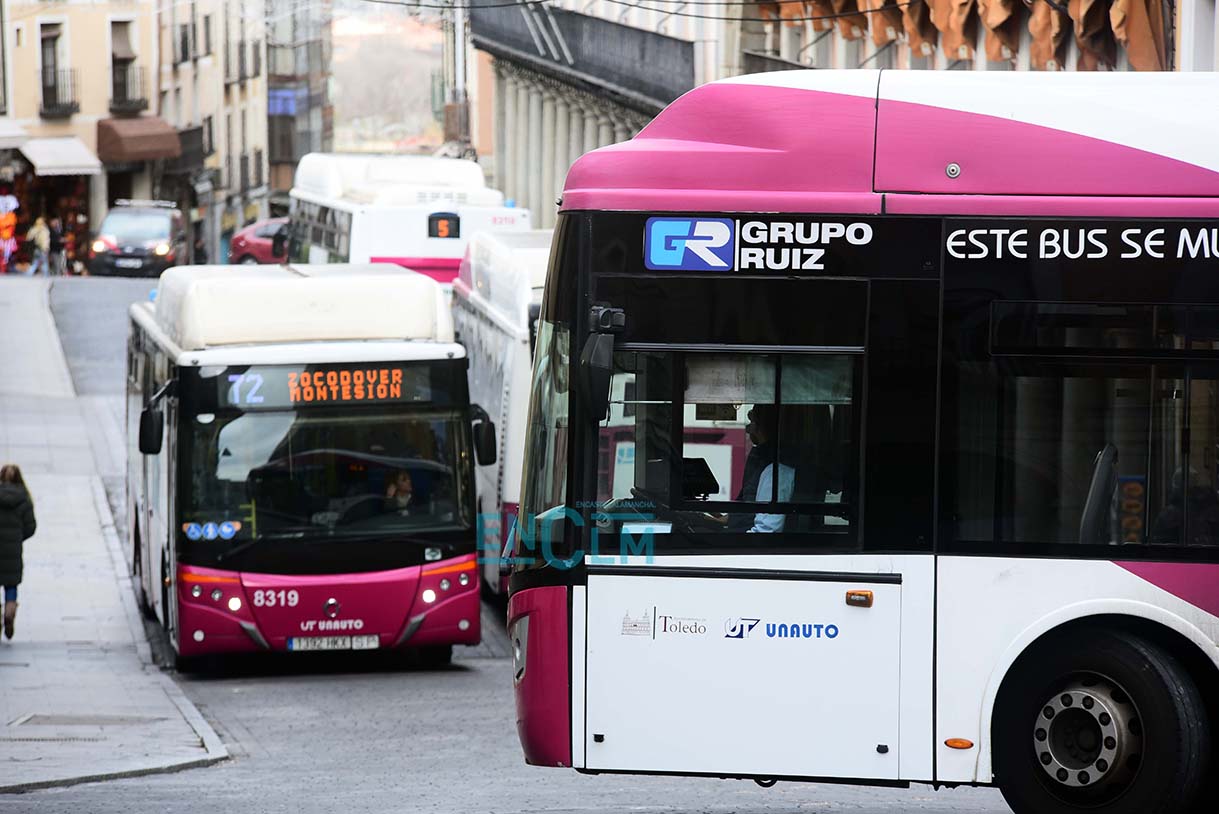 Imagen de archivo de autobús urbano de Toledo.