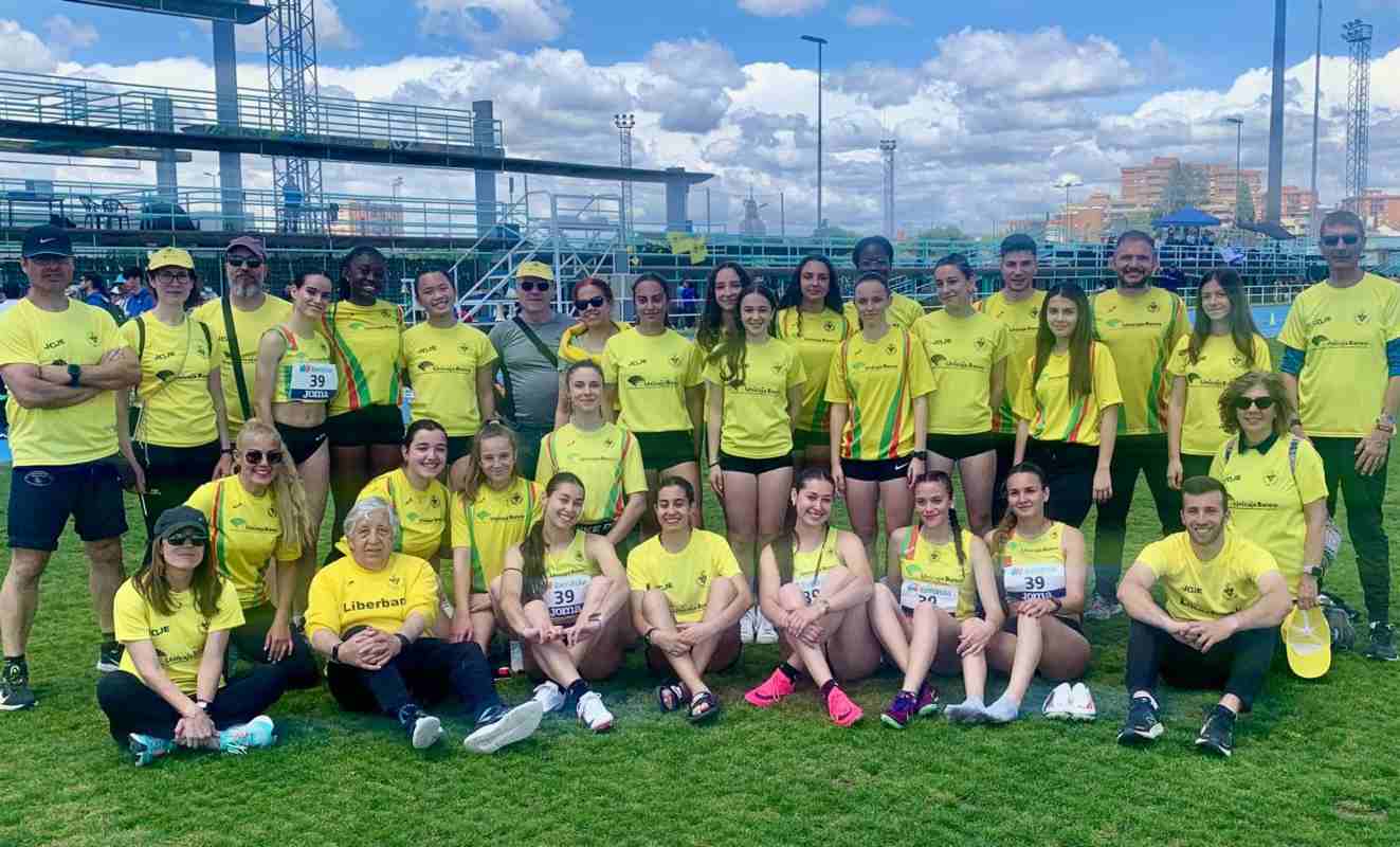 Deportistas del Club de Atletismo Toledo.