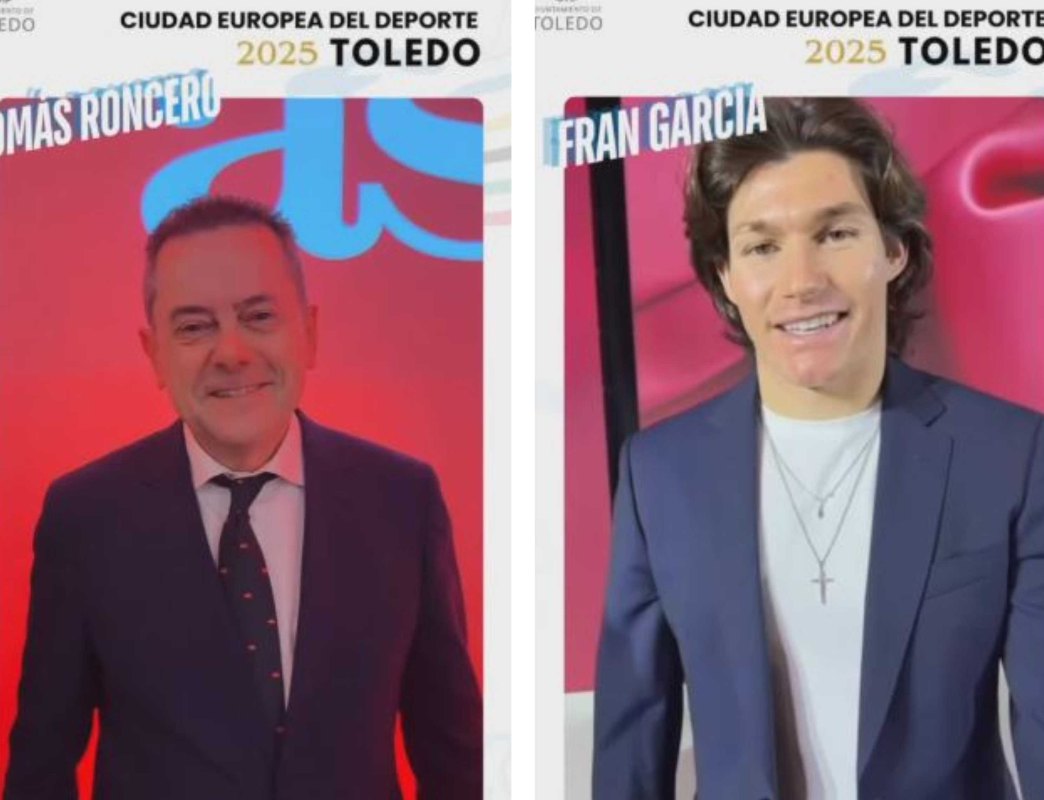 Tomás Roncero y Fran García apoyan a Toledo Ciudad Europea del Deporte 2025.