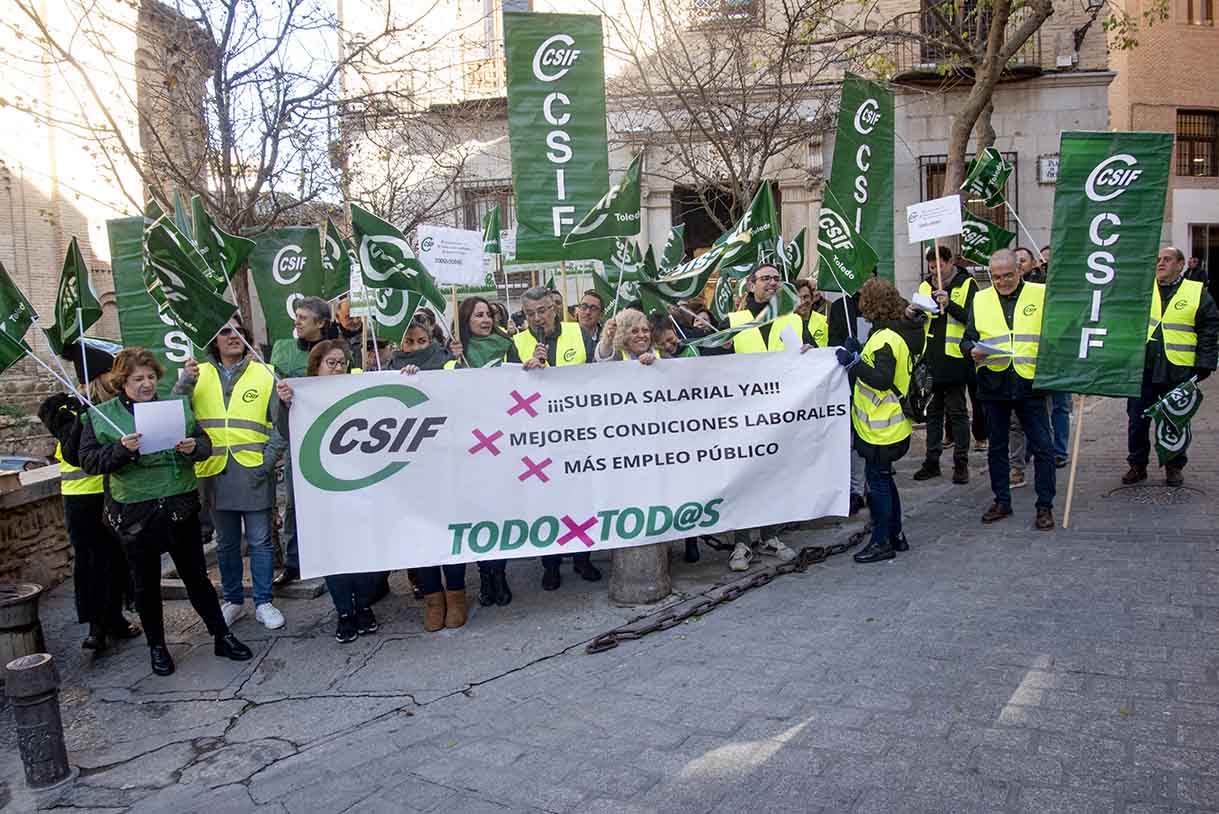 Una de las últimas protestas de CSIF en defensa de Muface.