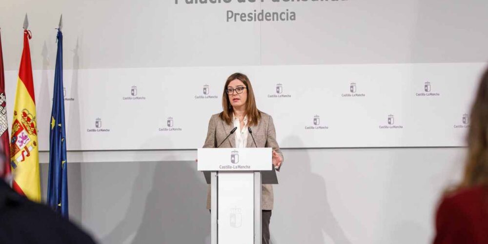 La consejera portavoz del Gobierno de Castilla-La Mancha, Esther Padilla.