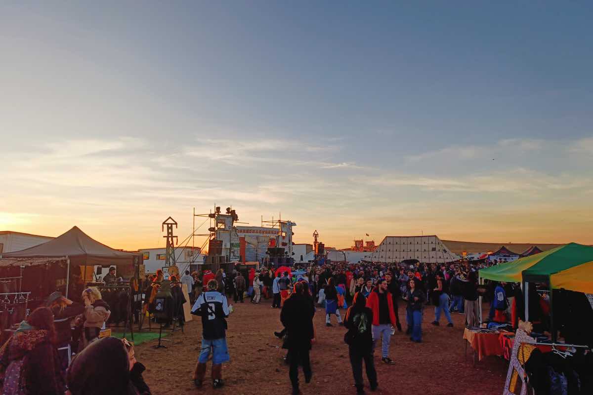 Personas en la rave de Ciudad Real, celebrada en enero de 2025. Foto cedida a ENCLM por uno de los asistentes