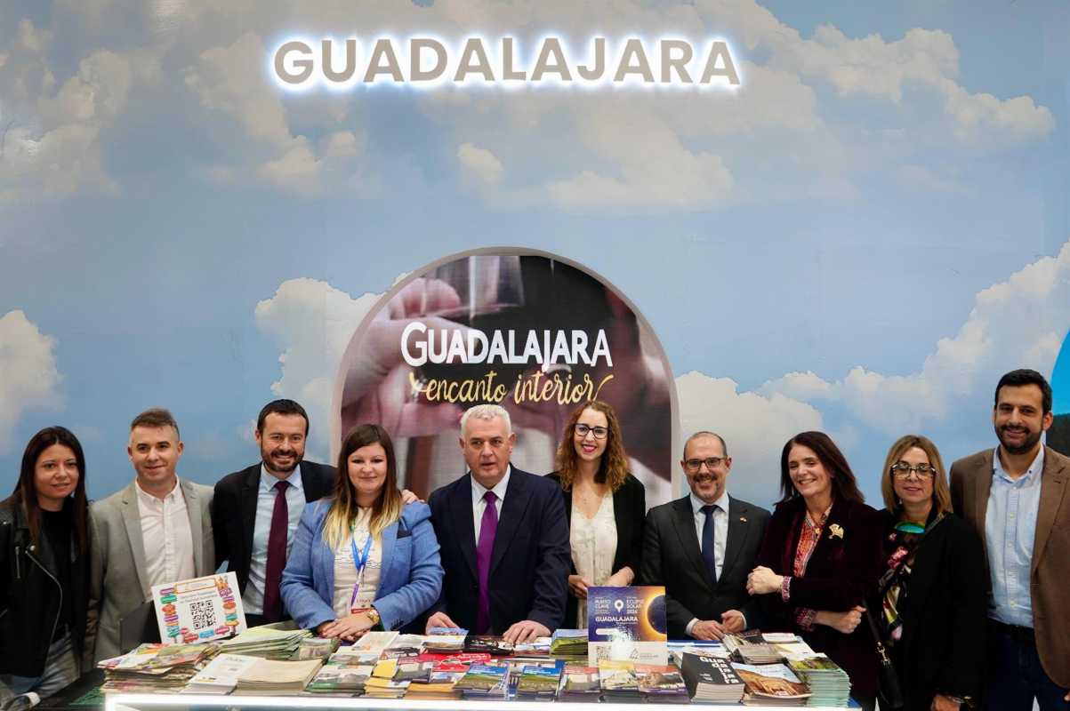 Stand de CLM en Fitur, en el Día de Guadalajara.