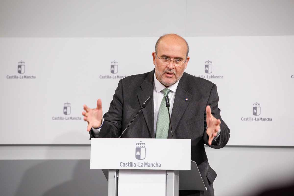 El vicepresidente primero del Gobierno regional, José Luis Martínez Guijarro. Imagen: JCCM.