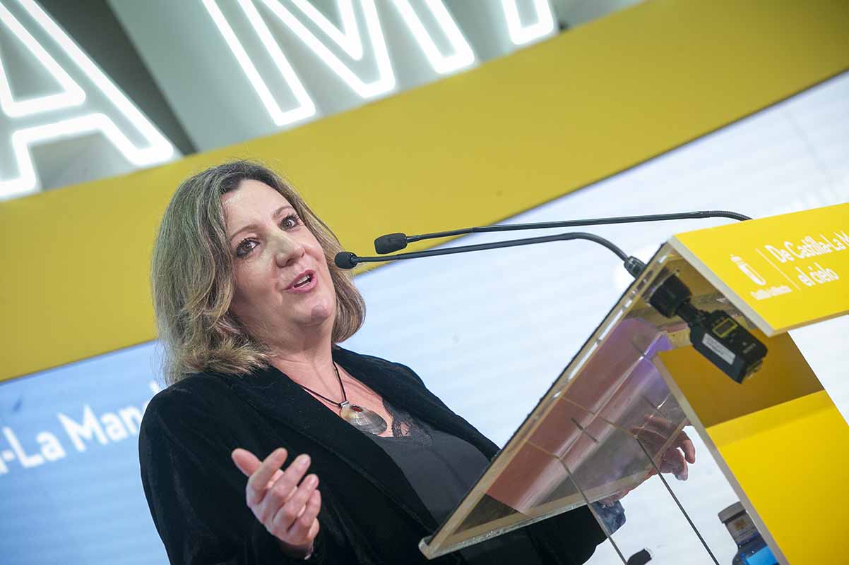 Patricia Franco, en la inauguración de Fitur.