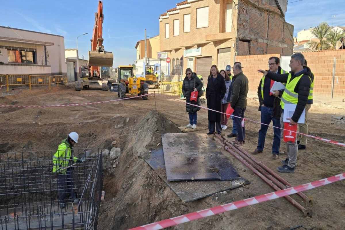 Imagen de las obras en Cebolla.