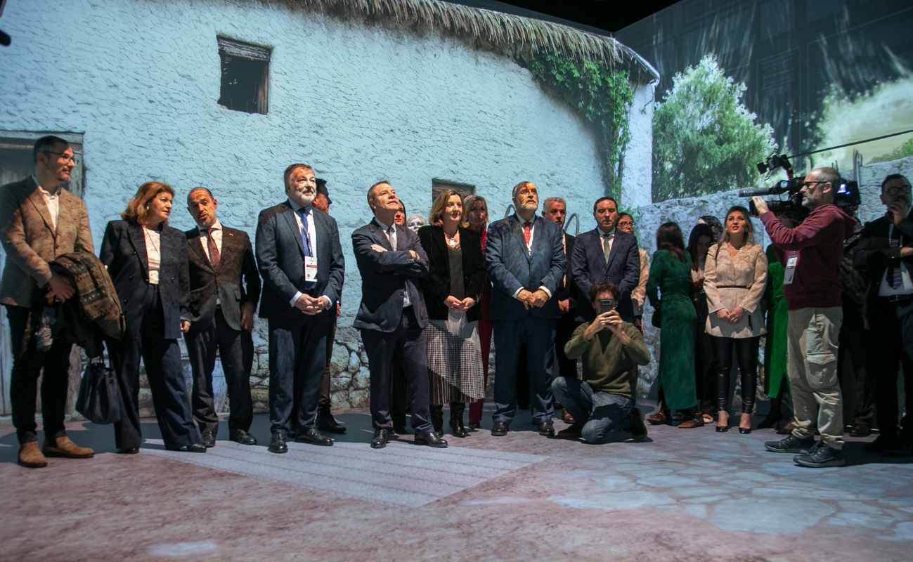 Inauguración del stand de Castilla-La Mancha en Fitur.