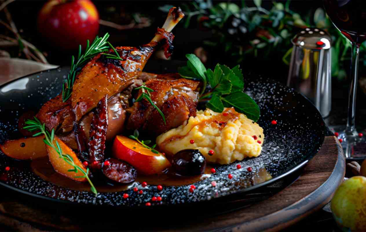 Imagen de un plato con perdiz. Madrid Fusión.