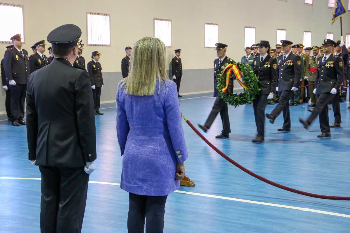 Acto de conmemoración del 201 aniversario de la fundación de la Policía Nacional, celebrados en Toledo.