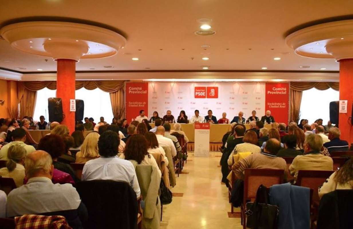 Comité Provincial del PSOE de Ciudad Real celebrado hoy sábado.