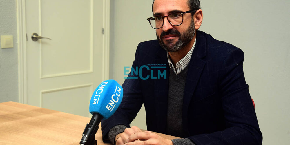 Sergio Gutiérrez, secretario de Organización del PSOE de CLM. Foto: Rebeca Arango.