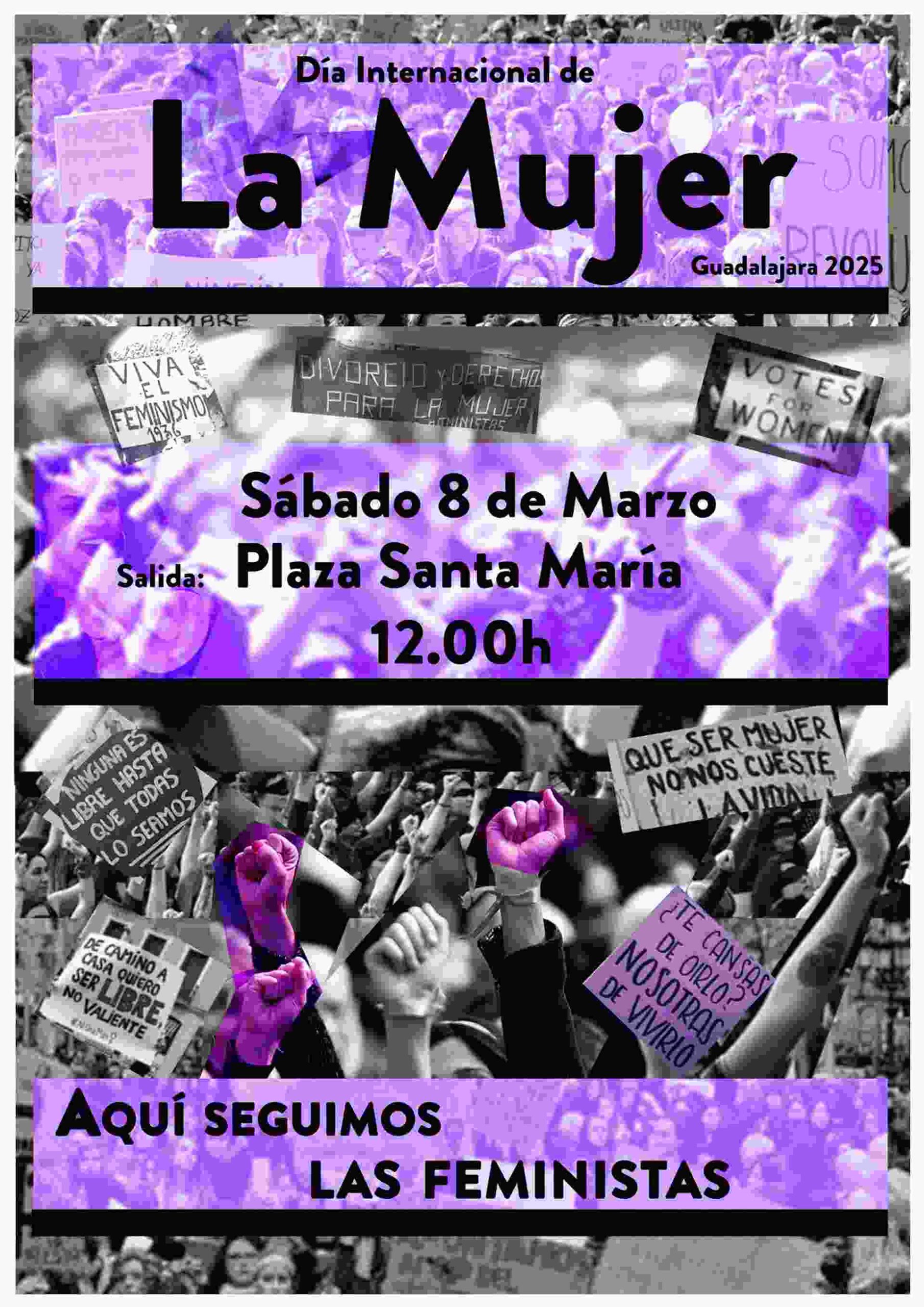 Cartel Manifiesto Día de la Mujer Guadalajara