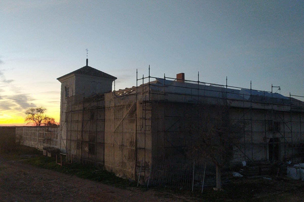 Obras que se están acometiendo en la Venta de Borondo