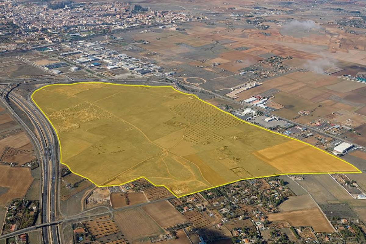 Superficie que ocupará el Polígono Industrial Oretania de Ciudad Real