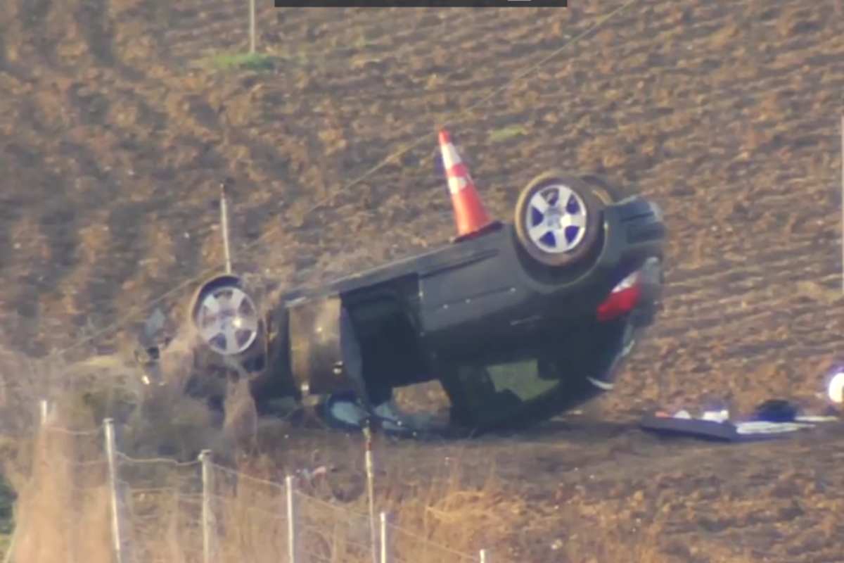 Imagen del coche involucrado en el accidente.