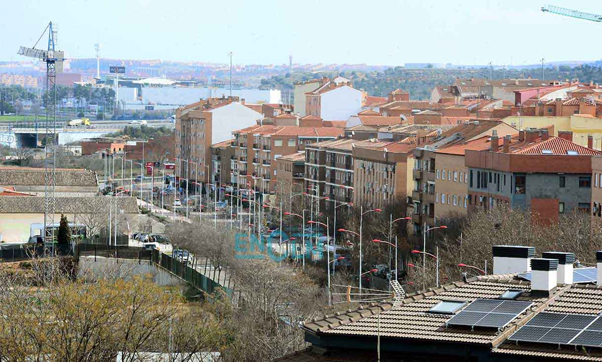 Viviendas del barrio de Santa Bárbara de Toledo. Foto: Rebeca Arango.