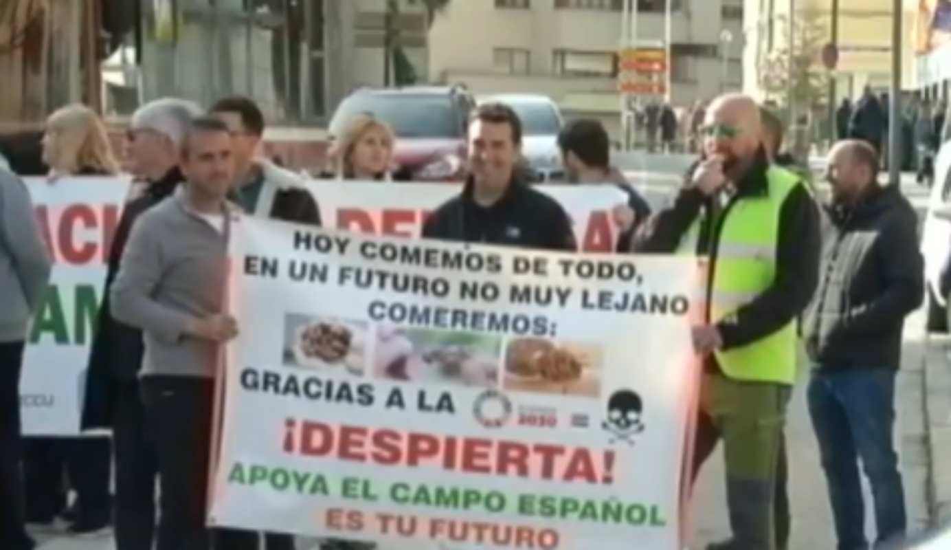 Imagen de la concentración en Cuenca.