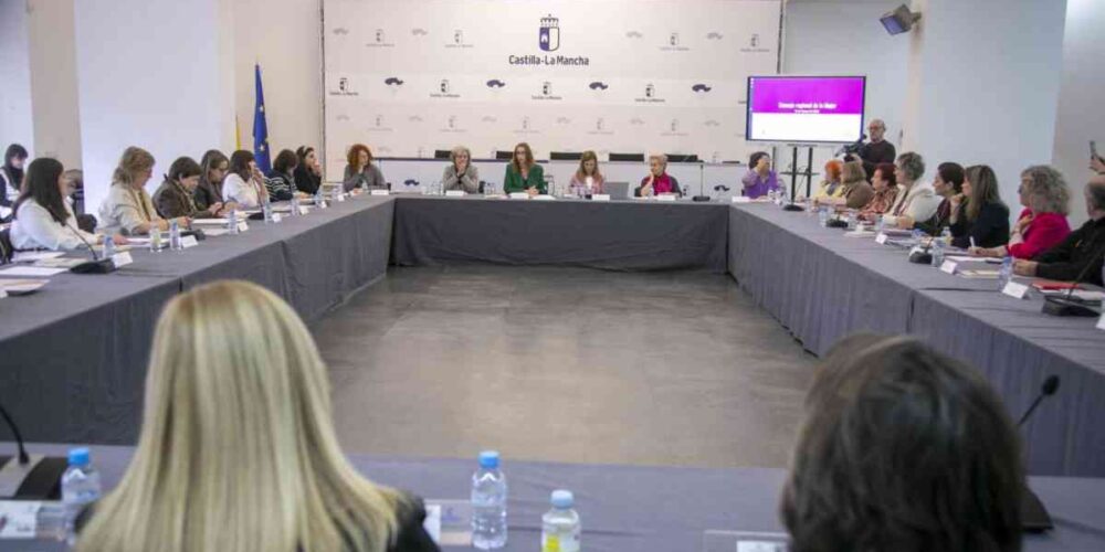 La consejera de Igualdad, Sara Simón, ha presidido el Consejo Regional de la Mujer. Foto: JCCM