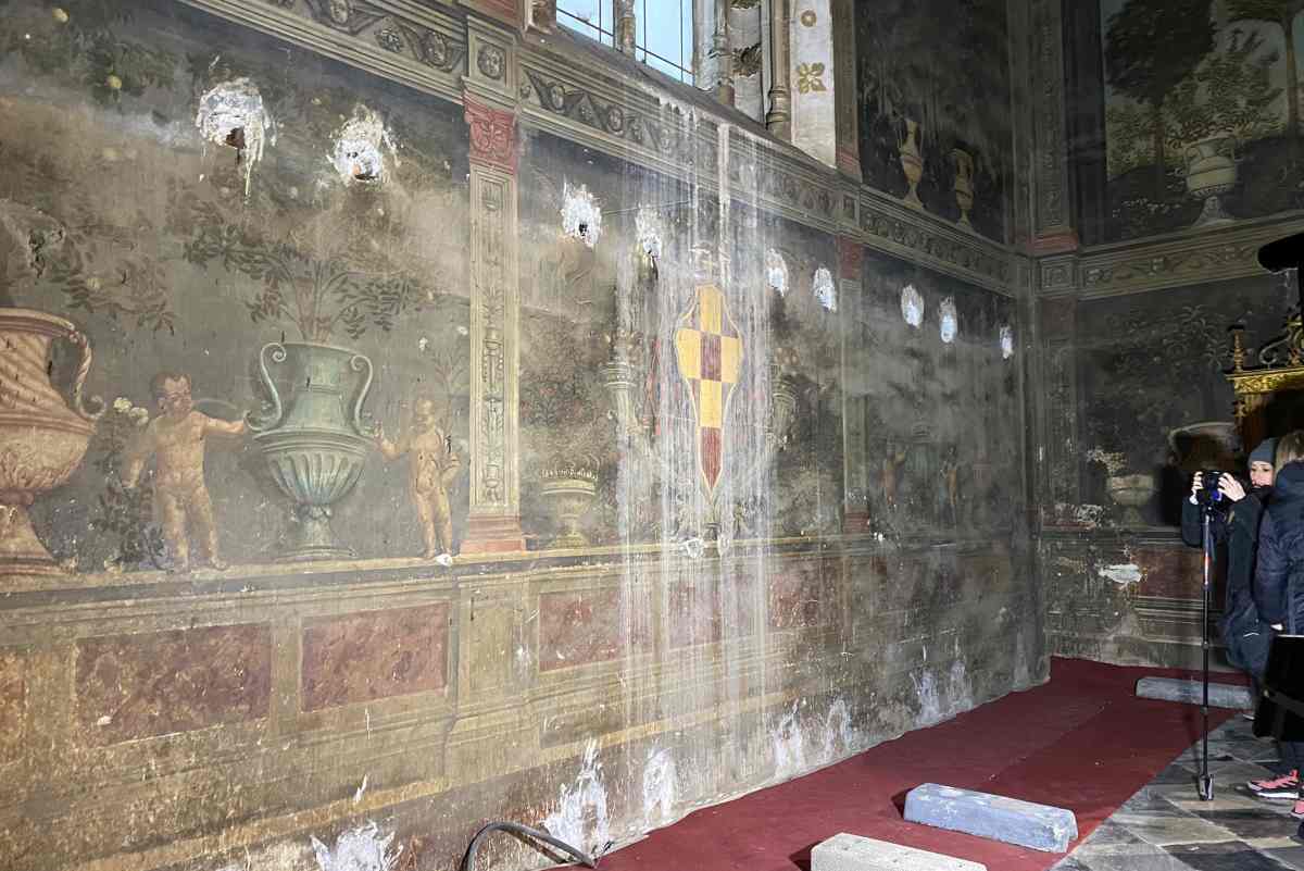 Salen a la luz las pinturas de Juan de Borgoña ocultas en la Catedral de Toledo. Foto: David Engenios / ENCLM