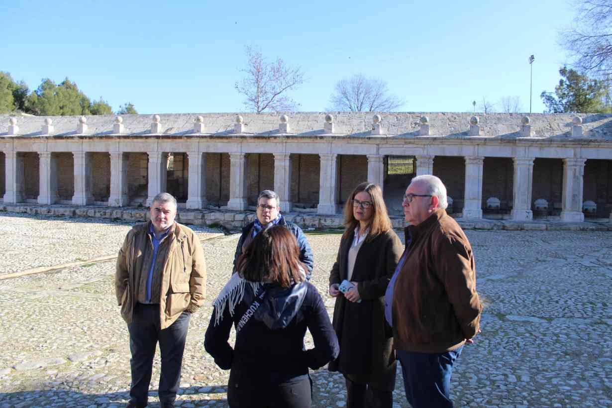 Esther Padilla de visita en Ocaña (Toledo)