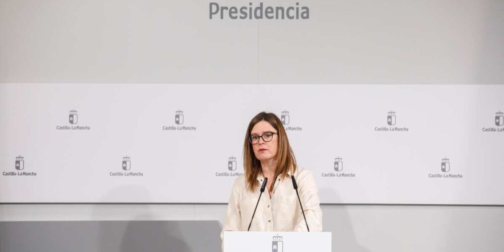 Esther Padilla, consejera portavoz del Gobierno de Castilla-La Mancha.