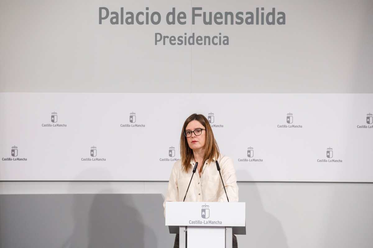 Esther Padilla, consejera portavoz del Gobierno de Castilla-La Mancha.