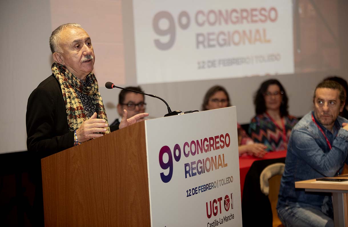 El secretario confederal de UGT, Pepe Álvarez. Foto: Rebeca Arango,