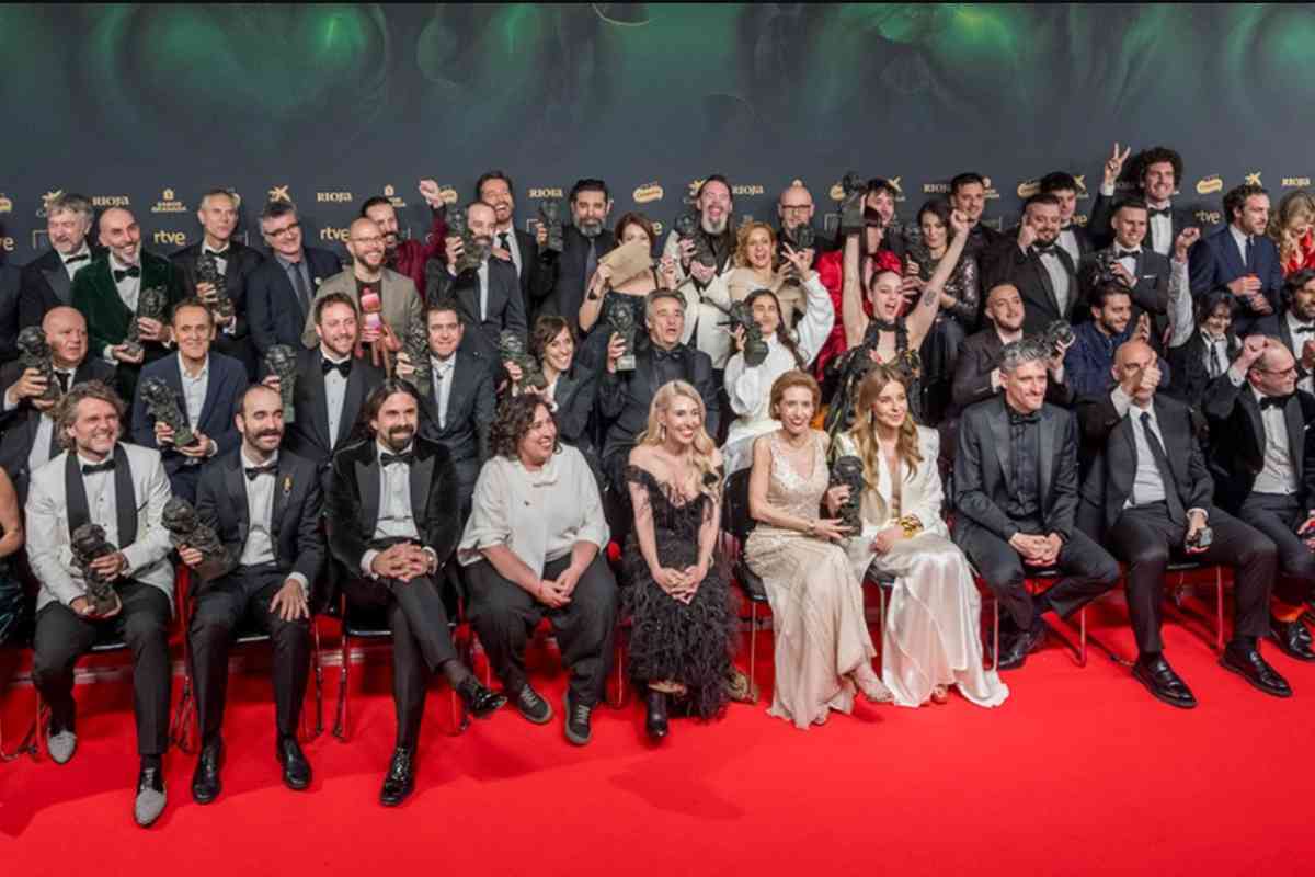 Premiados en los Goya 2025. Foto: RTVE