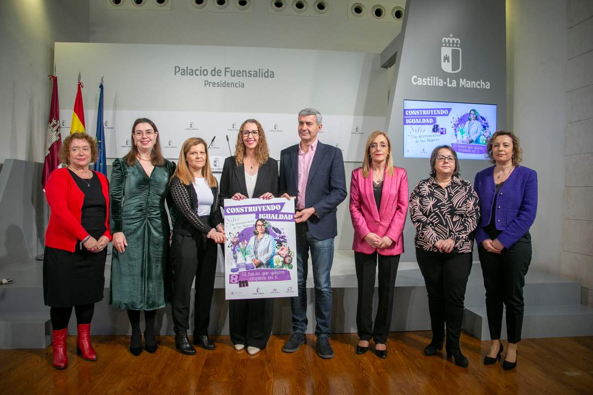 La consejera de Igualdad, Sara Simón, ha presentado la campaña institucional del Gobierno de Castilla-La Mancha por el 8 de marzo, Día Internacional de las Mujeres. (Fotos: A. Pérez Herrera // JCCM)