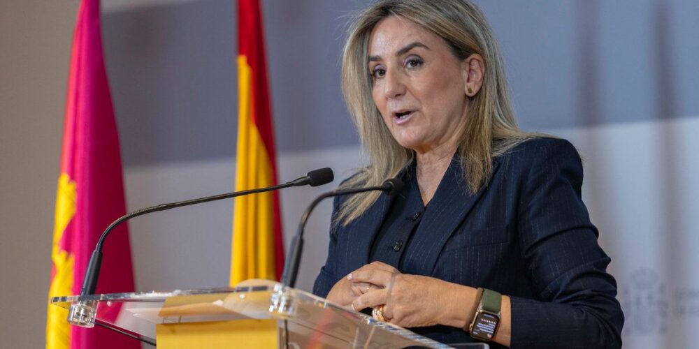 Milagros Tolón presentó los actos que hay en Toledo por el 8M. Foto: EFE.