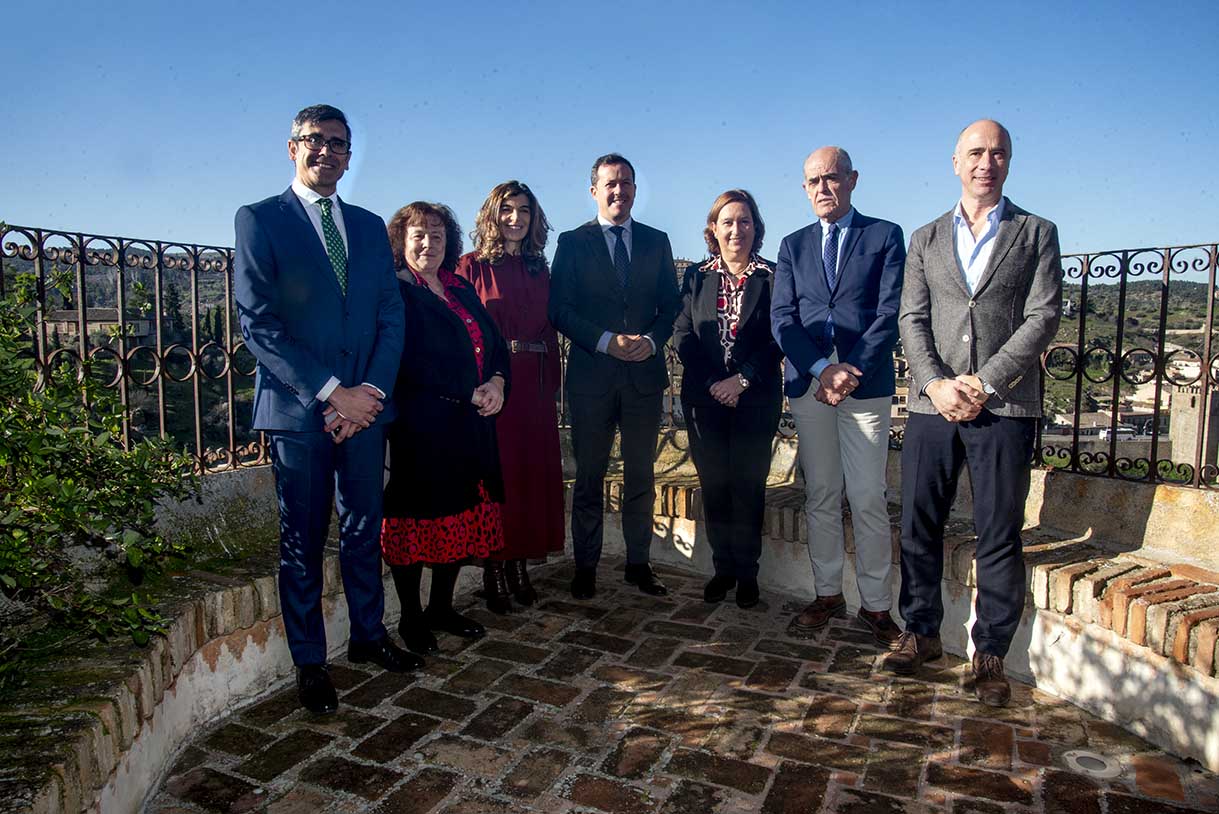 Firma del convenio de colaboración de la candidatura de Toledo para ser Capital Europea de la Cultura en 2031. Foto: Rebeca Arango/ENCLM