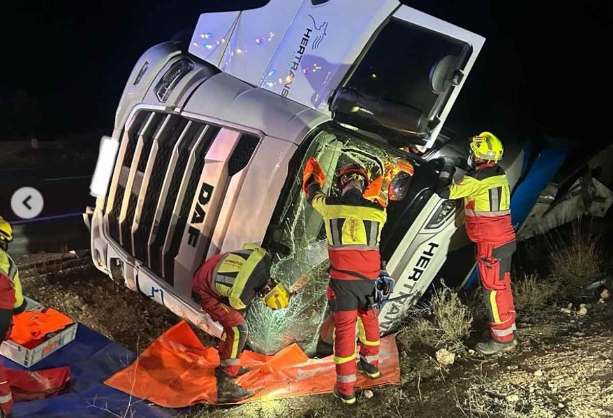 Accidente en Villanueva de Alcardete.