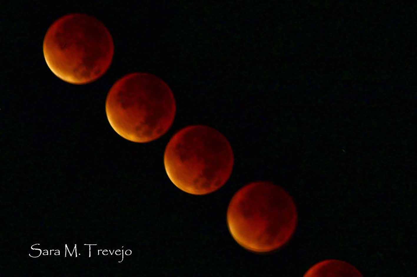 Imagen de archivo de un eclipse lunar: Foto: Sara M. Trevejo.