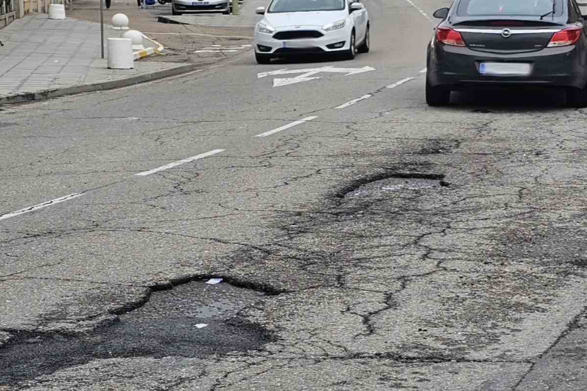 Bache en la calle Marqués de Mendigorría.