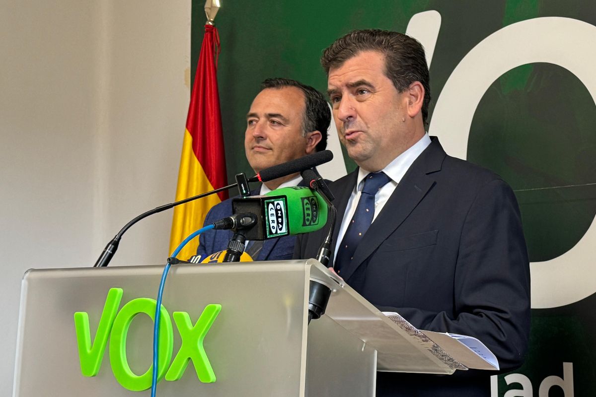 Rueda de prensa de Ricardo Chamorro, concejal de Vox en Ciudad Real