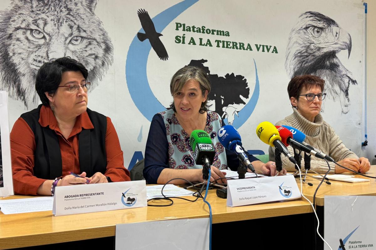 Rueda de prensa de la Plataforma Sí a la Tierra Viva en Ciudad Real