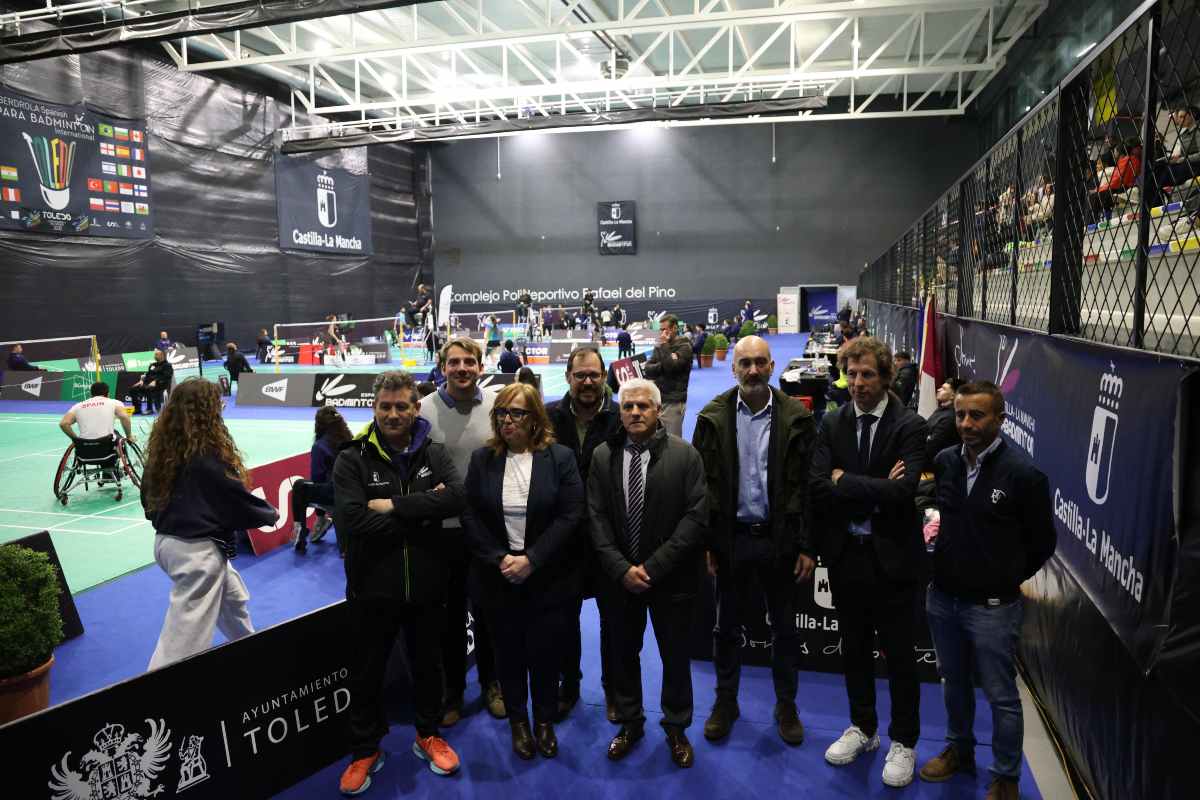 Presentación del torneo de parabádminton que se celebra en Toledo.