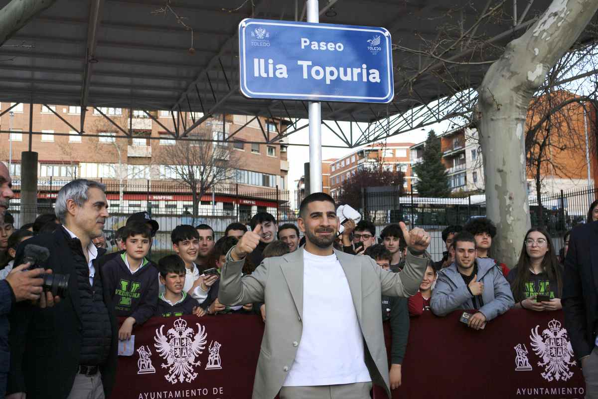 Ya es oficial: Toledo ya tiene su paseo Ilia Topuria. Foto: Eva Díaz Pérez.