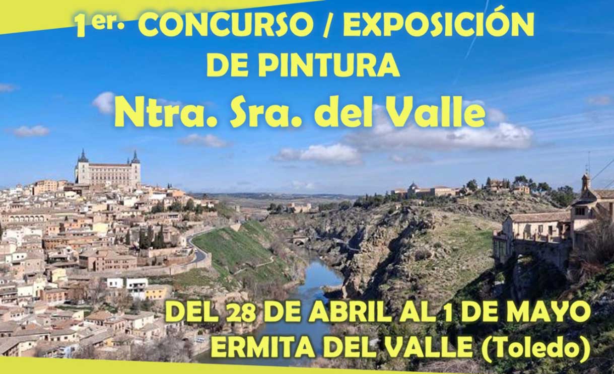 Fragmento del cartel del concurso de pintura de la Cofradía del Valle.